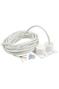 Flush Door Contact with 3m potted cable  - white