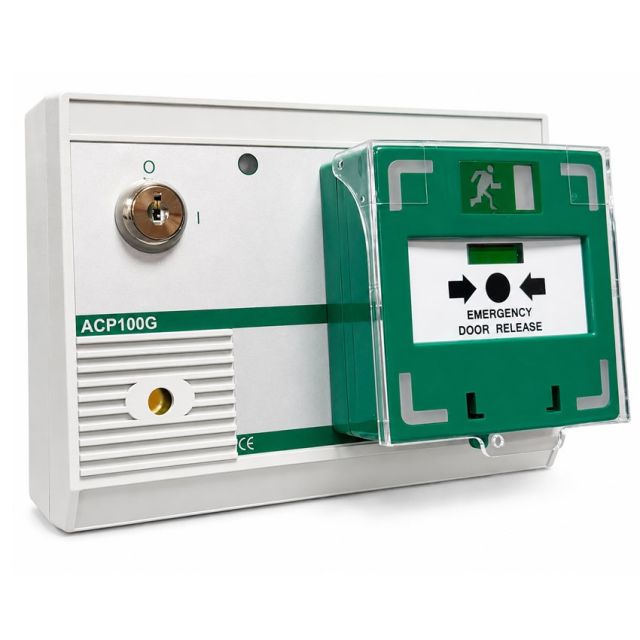Alarmed Emergency Release Resettable call point with LED