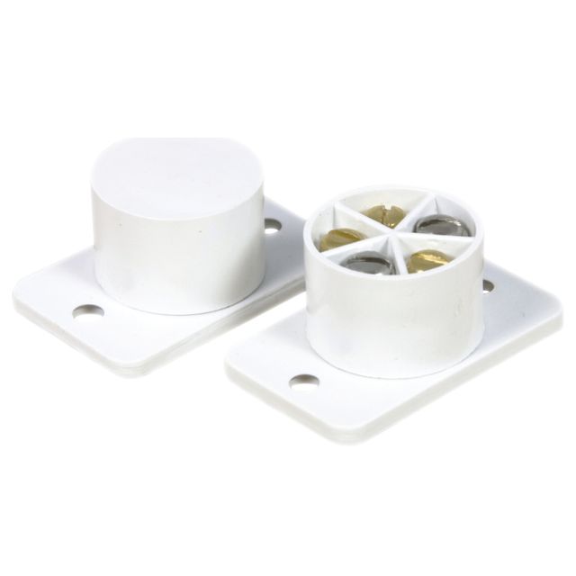 Standard door contact flush mount - white