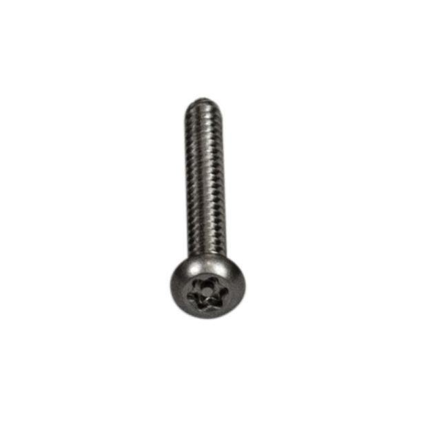 Pack of 4 anti tamper screws No8 x 2&quot; Pin-Torx Button head