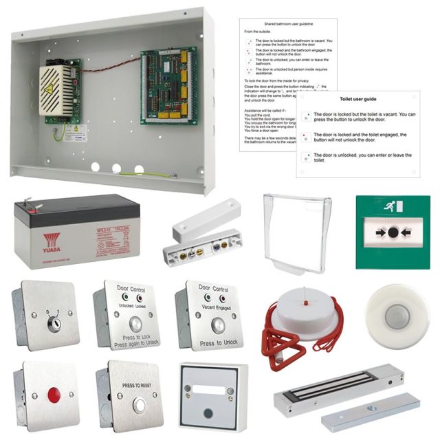 Advanced Shared Bathroom Solution Kit - 2 door version