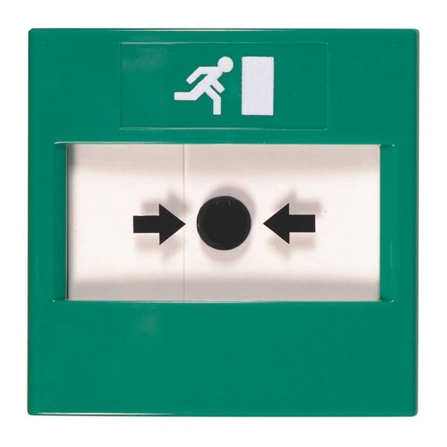 Resettable DPCO Emergency Release call point in GREEN