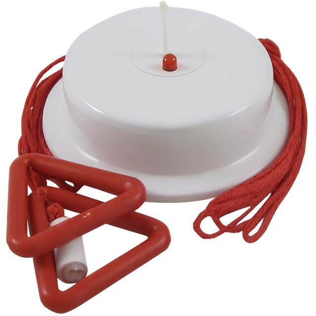 Red Ceiling Pull Switch 2.5m cord c/w LED 12vdc