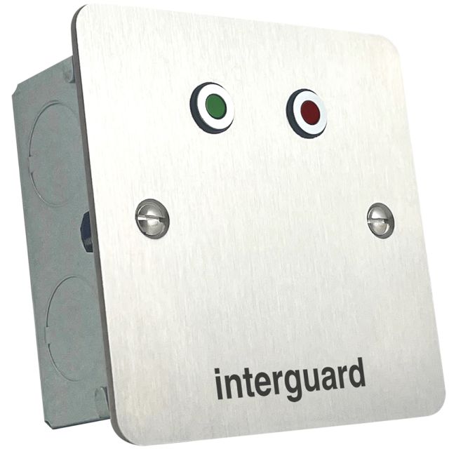 Door status indicator, Red/ Green LEDs and sounder