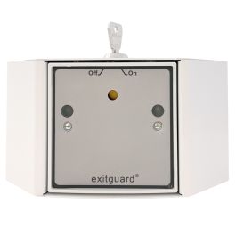 Suited key Steel Exitguard for use with intruder panels